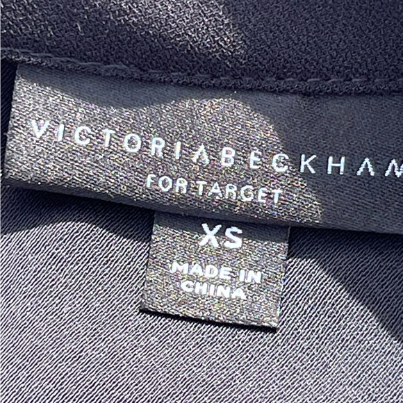 Victoria Beckham for Target Black Collared Bunny Shift Dress Size XS NWT - Picture 9 of 11